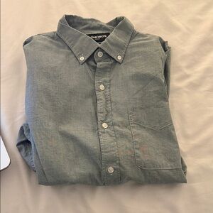 Bonobos Men's Casual Blue Button Down Shirt - Stretch Everyday Shirt